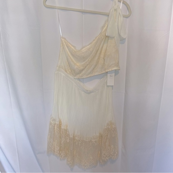 Rya Collection Women's SZ L Anniversary Lace Cutout One-Shoulder Chemise NWT - Picture 6 of 8